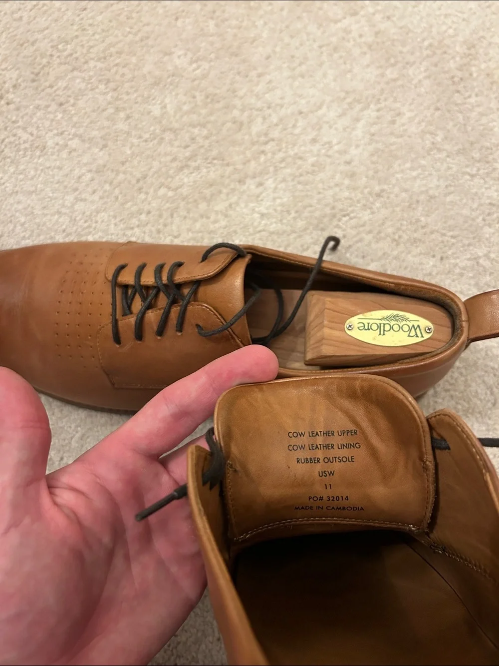 Quince Hybrid Crafted Leather Oxford - Tan